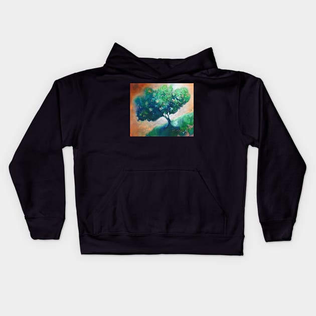 That One Tree Kids Hoodie by bevhardidge